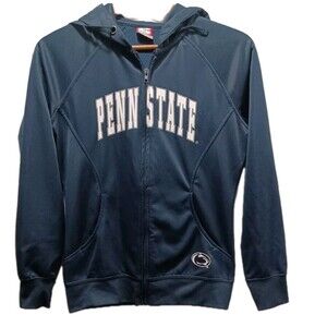 Stadium Athletics Penn State Navy  Full Zip-up hoodie Adult Size Small